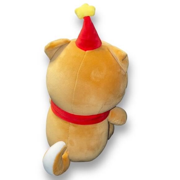Miniso Plush Dog Shiba Inu Stuffed Animal Christmas Tree Star Scarf Stitched 12” - Picture 9 of 14